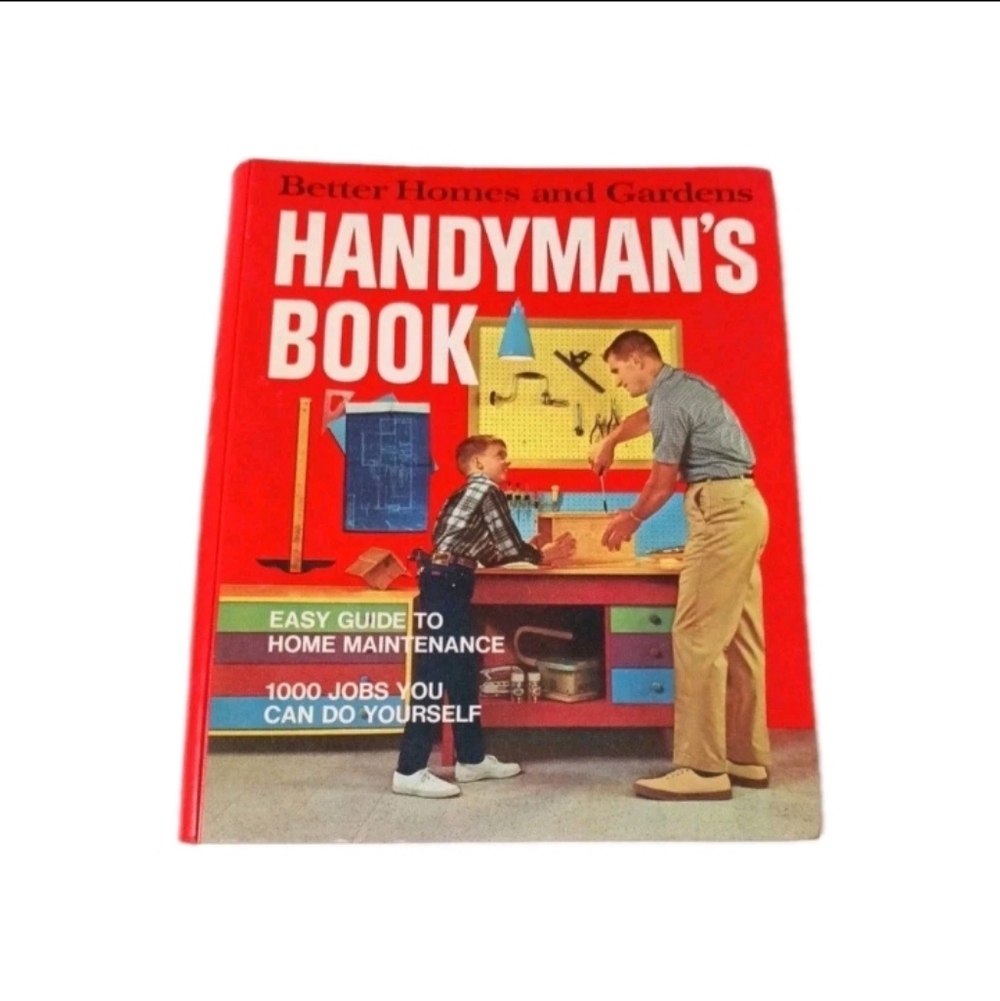 VTG Better Homes HANDYMAN'S BOOK 1970 Ring Binder DIY Home Maintenance Guide